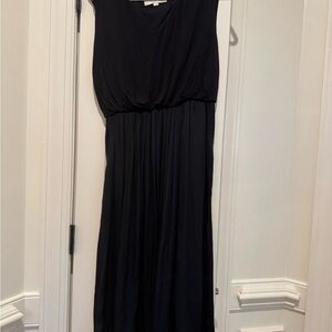 Loft Black Women's Midi Dress - Classic Sleeveless Style